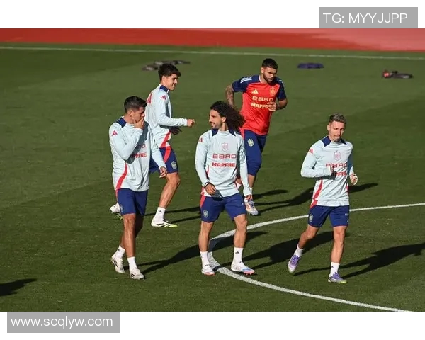 足球世界杯球队赛前热身训练及战术演练